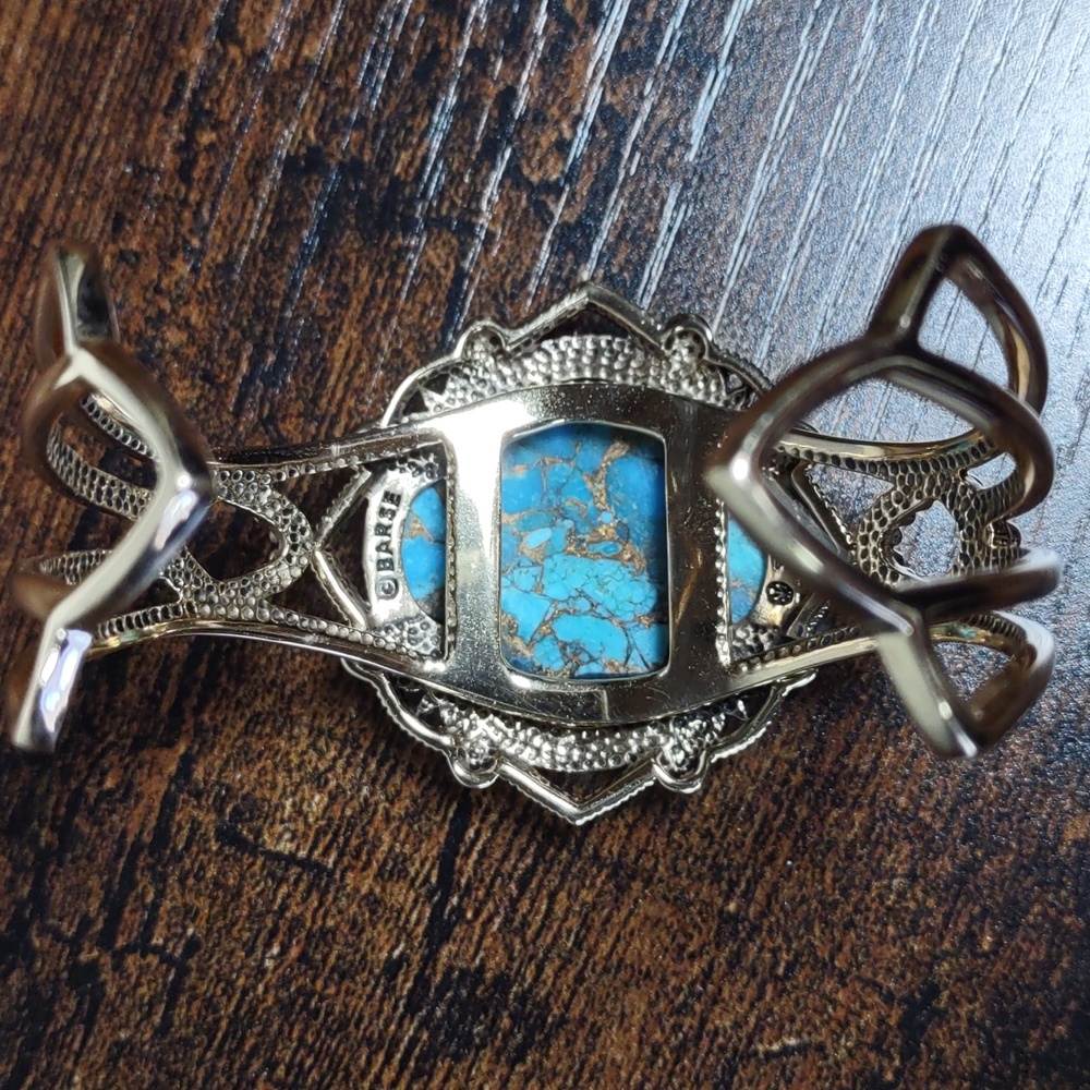 Studio Barse Turquoise Cuff Bracelet - Picture 4 of 8